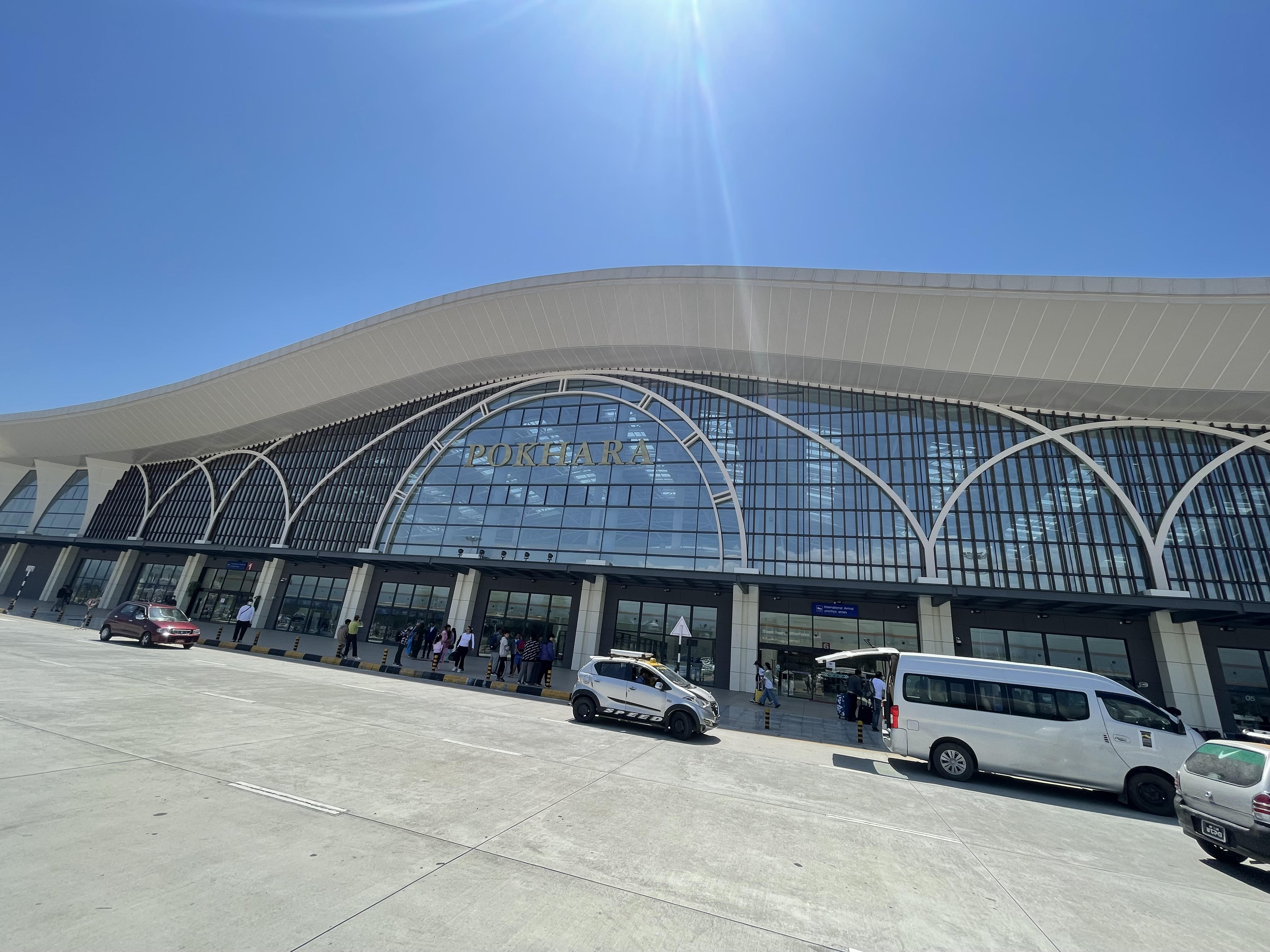 पोखरा अन्तर्राष्ट्रिय विमानस्थलमा पहिलोपटक अन्तर्राष्ट्रिय उडान।