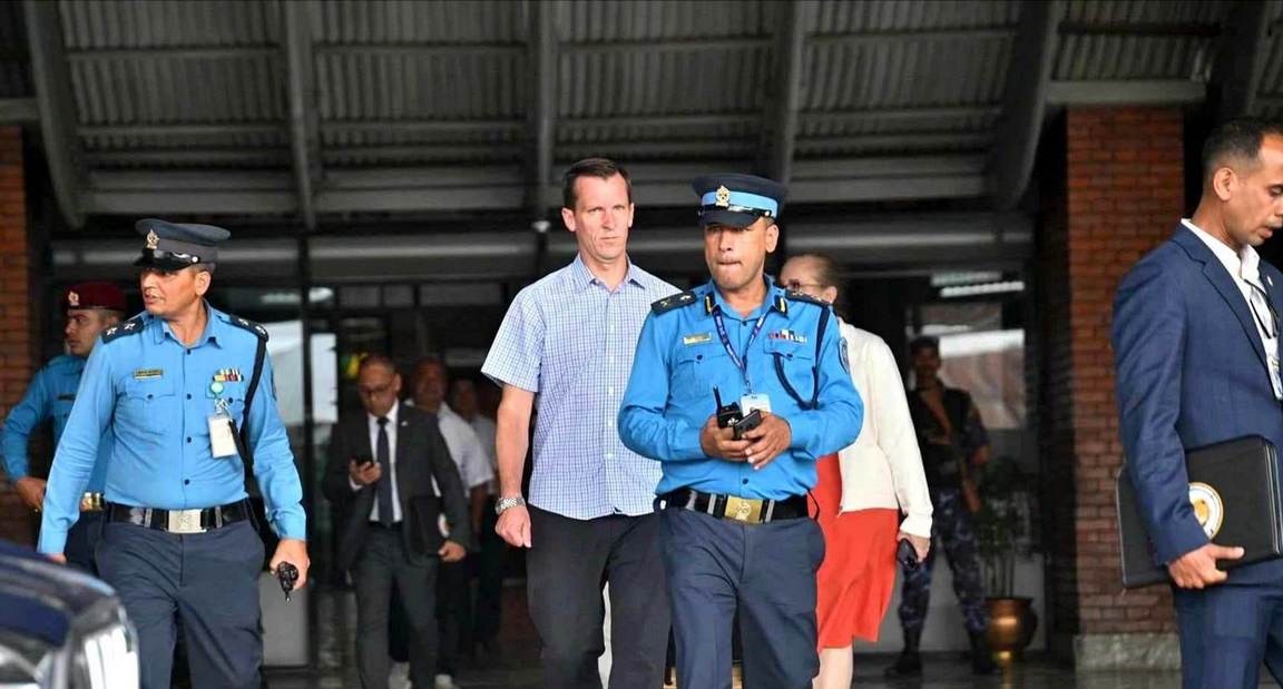 एमसीसीका उपाध्यक्ष क्यामरन एस अलफोर्ड नेपालमा