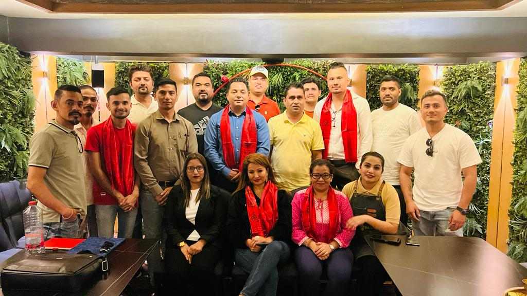 नुवाकोट सेवा समाज युएईद्वारा एनआरएनएमा निर्वाचित भण्डारी र उल्लेखनीय कार्य गर्ने नेपाली महिलालाई सम्मान ।