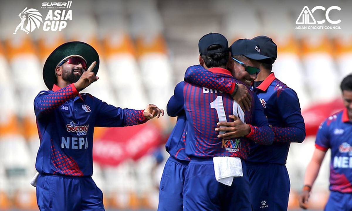 एसिया कपमा भारतसंग खेल्न नेपाली टोलि श्रीलंकामा ।