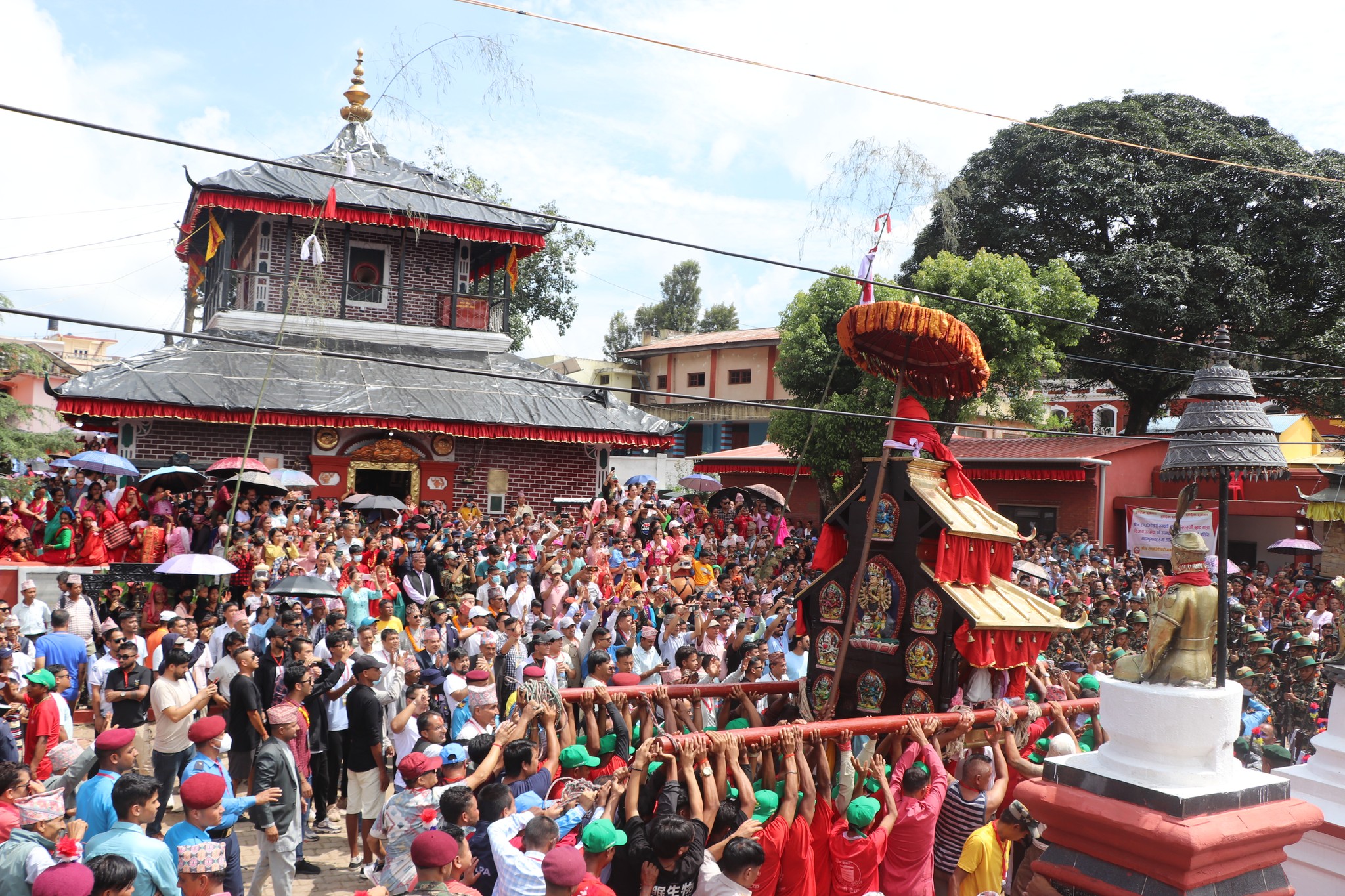 अंग्रेजलाई हराएको सम्झनामा पाल्पामा २०३औं भगवती जात्रा; फो‍टोसहित