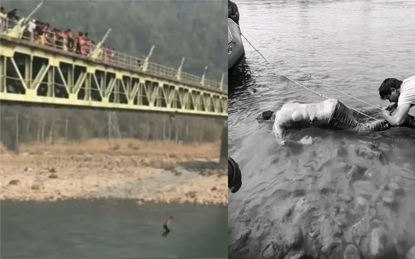 कर्णाली पुलबाट नदीमा हाम फालेका शाहीको शव फेला पर्यो