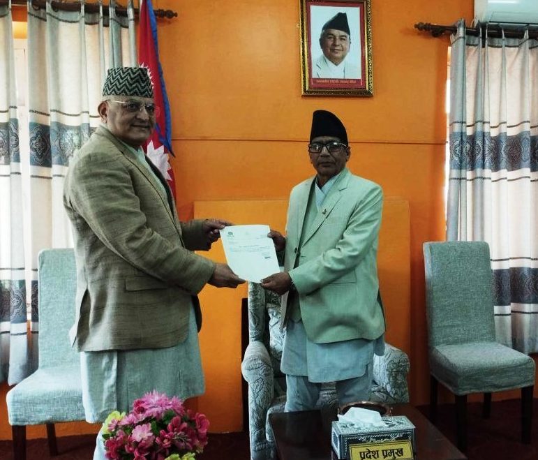 गण्डकी प्रदेशका मुख्यमन्त्री सुरेन्द्रराज पाण्डेले दिए राजीनामा