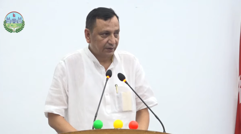 मधेश प्रदेशका मुख्यमन्त्री सरोजकुमार यादवले आज विश्वासको मत लिँदै