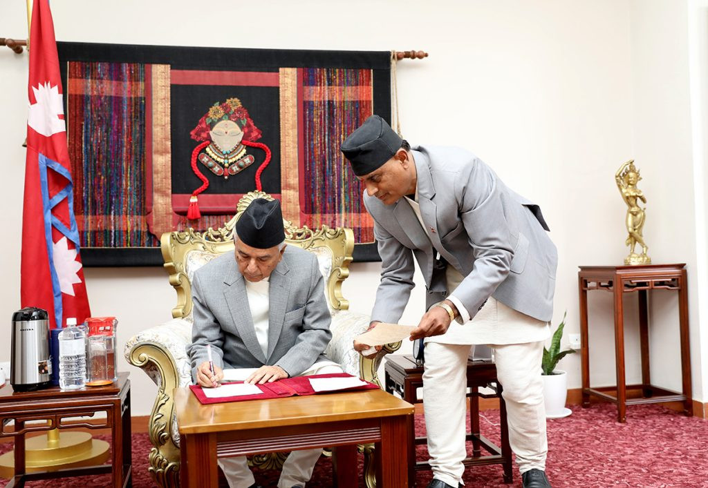 उपनिर्वाचन; इलाम र बझाङ उपनिर्वाचनमा सेना परिचालन गर्न राष्ट्रपतिको स्वीकृति