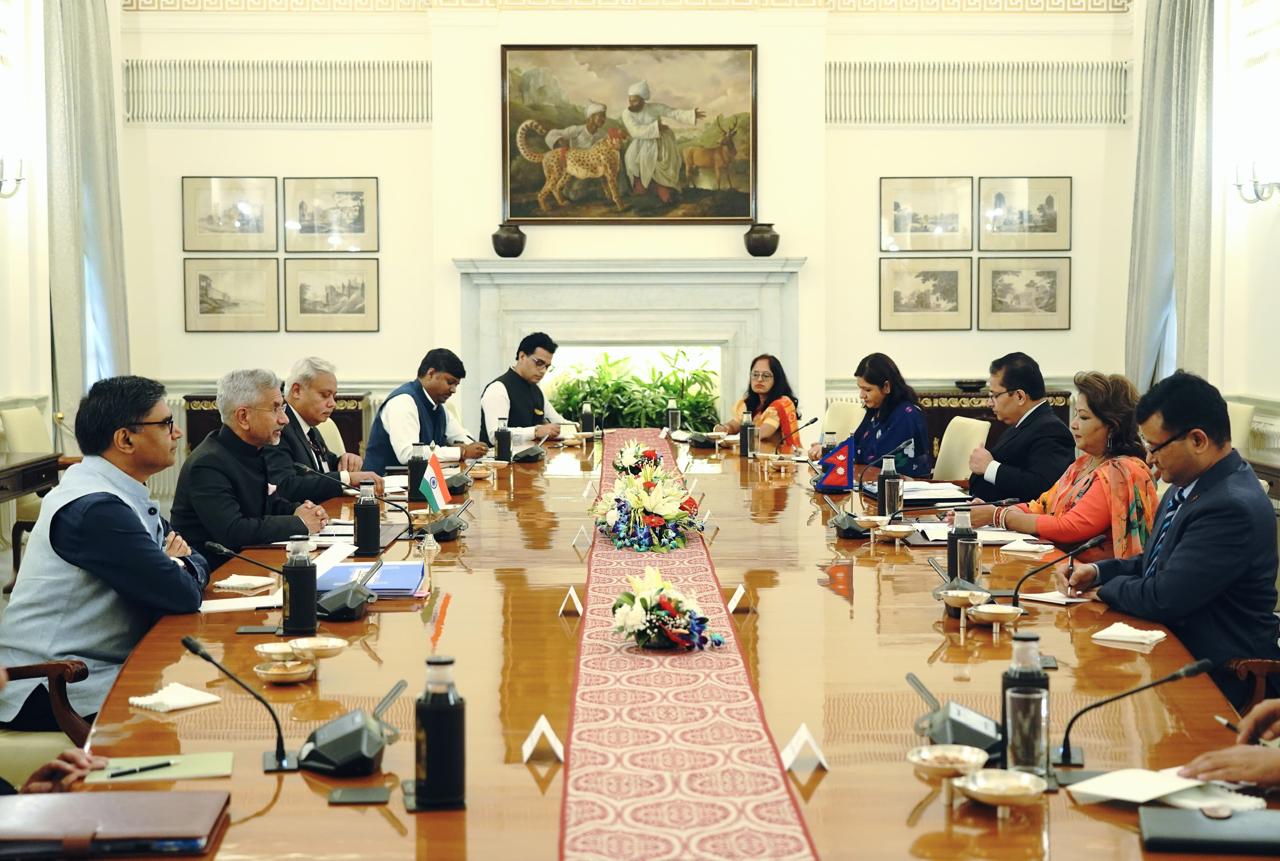 परराष्ट्रमन्त्री राणा र भारतीय विदेशमन्त्री जयशंकरबीच भेटवार्ता