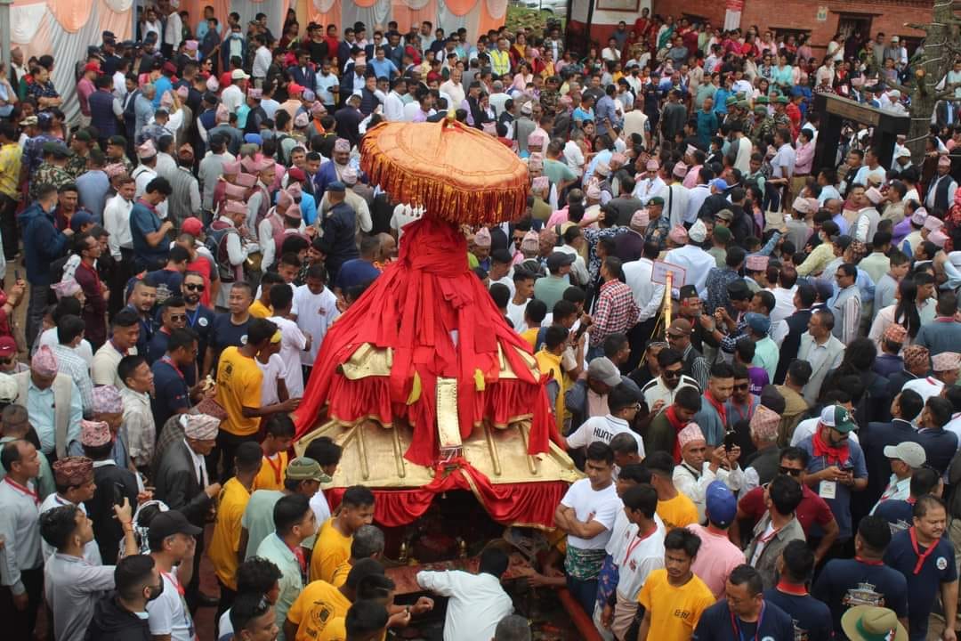 अंग्रेजलाई हराएको सम्झनामा पाल्पामा २०५औं भगवती जात्रा; फो‍टोसहित