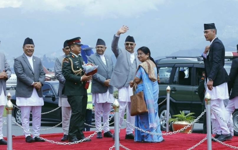 प्रधानमन्त्री ओली न्युयोर्क प्रस्थान