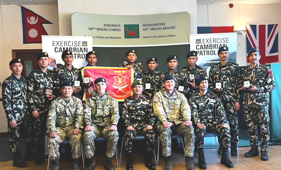 नेपाली सेनालाई स्वर्ण पदक