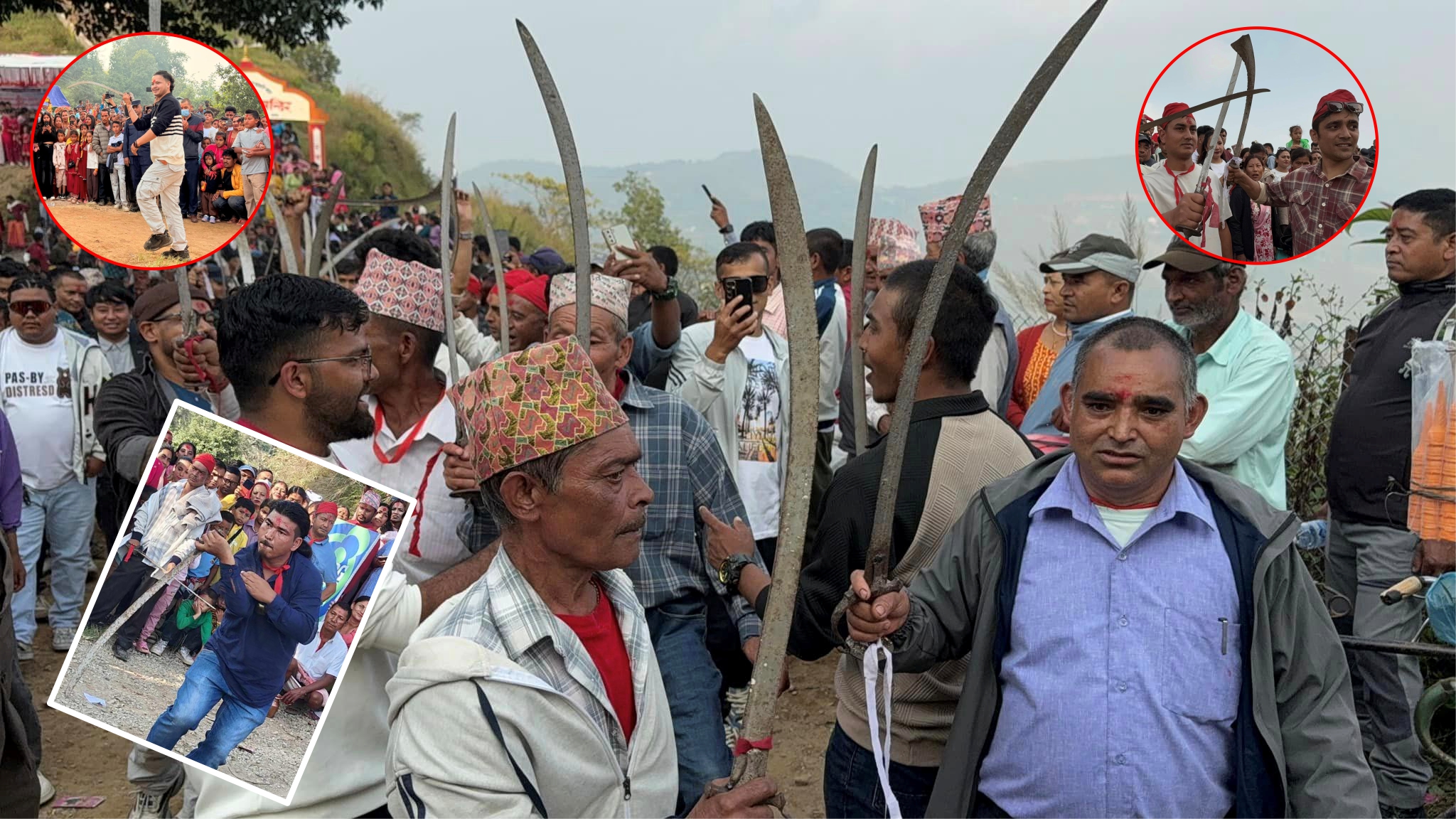 लुम्बिनी प्रदेशका पहाडी जिल्लाहरूमा कोजागत पूर्णिमाको अवसरमा निकालियो सराय नॉंच (फोटोसहित)
