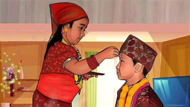 आज भाइटीका सप्तरंगी टीका लगाएर मनाउँदै, ११:३७ मा उत्तम साइत