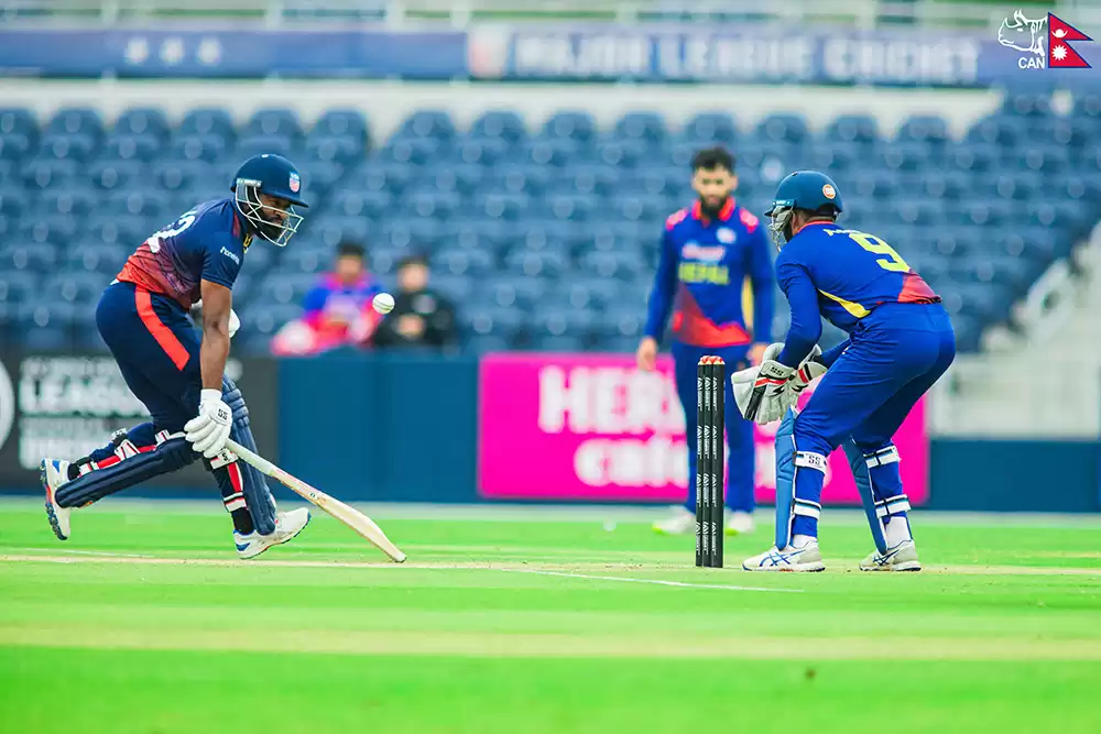 आइसीसी विश्वकप लिग-२ नेपाल अमेरिकासँग ३७ रनले पराजित