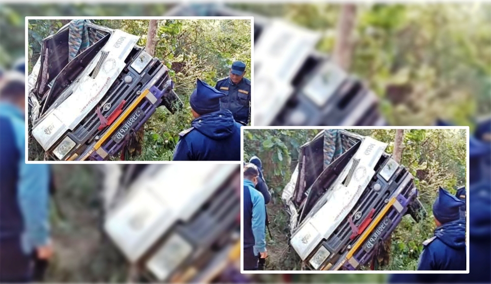 दाङमा गाडी दुर्घटना हुँदा दुई जनाको मृत्यु, १२ घाइते