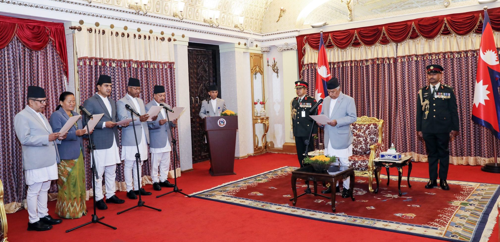 राष्ट्रपतिद्वारा नवनियुक्त पाँच देशका राजदूतले लिए शपथ