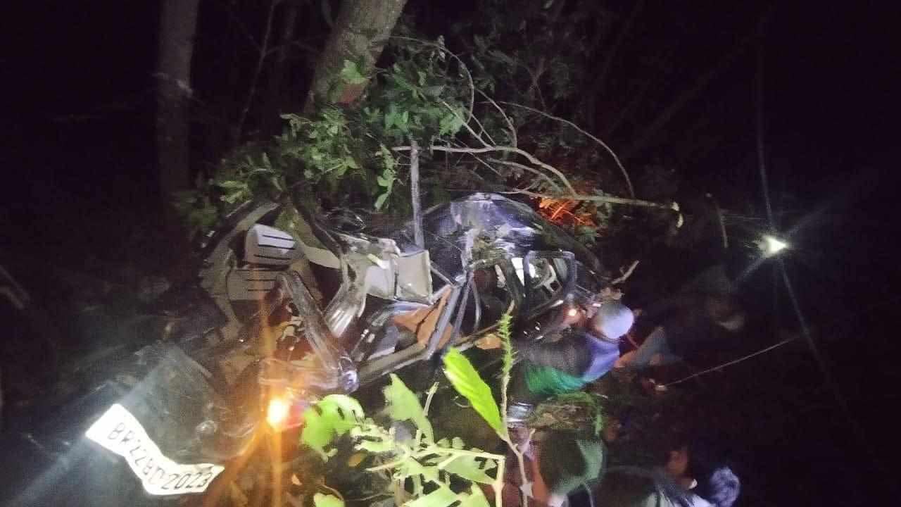 पाल्पाकाे आर्यभाङ्ज्याङ् नजिकै भारतीय स्कार्पिओ दुर्घटना: छजना घाइते