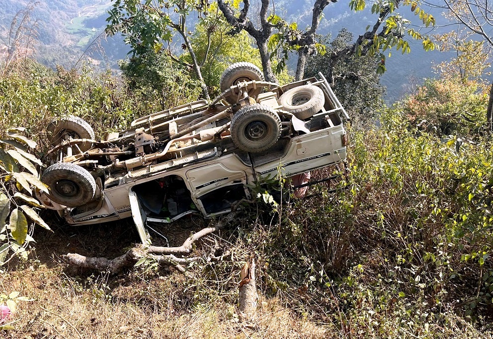 बैतडीमा जीप दुर्घटना हुँदा ६ जना घाइते