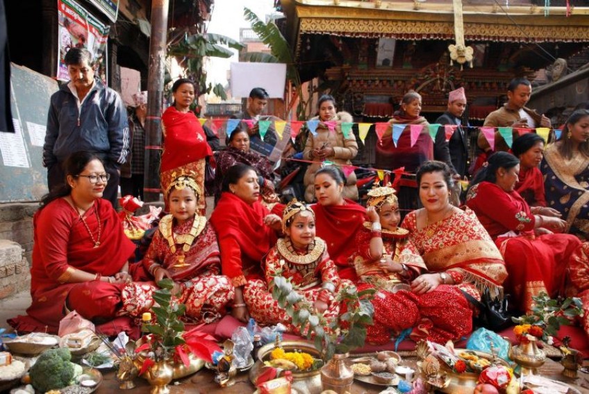 नेपालगन्जमा सामूहिक ईही (बेलविवाह) र कय्ता पूजा (ब्रतवन्ध संस्कार) गरिंदै