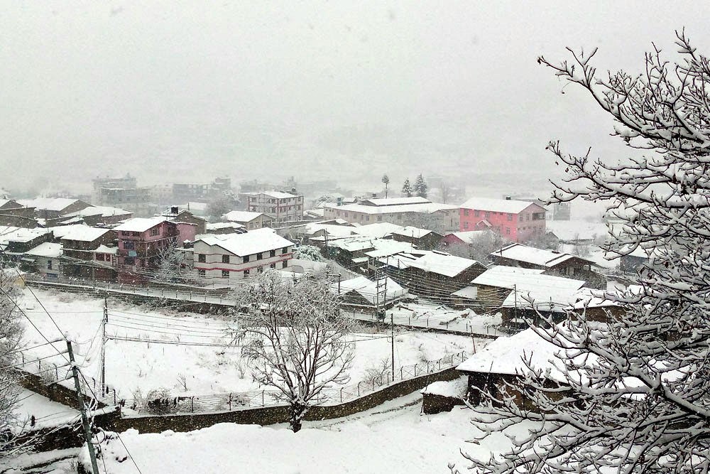 हिमपात र वर्षाले किसानलाई राहत