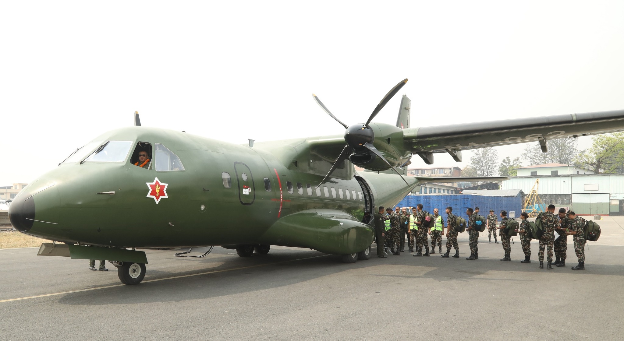 नेपाली सेनाको टोली म्यानमार प्रस्थान