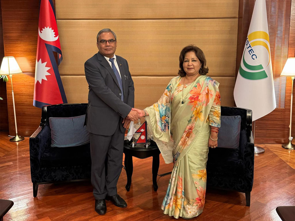 परराष्ट्र मन्त्रीसँग बिमस्टेकका महासचिवको शिष्टाचार भेट