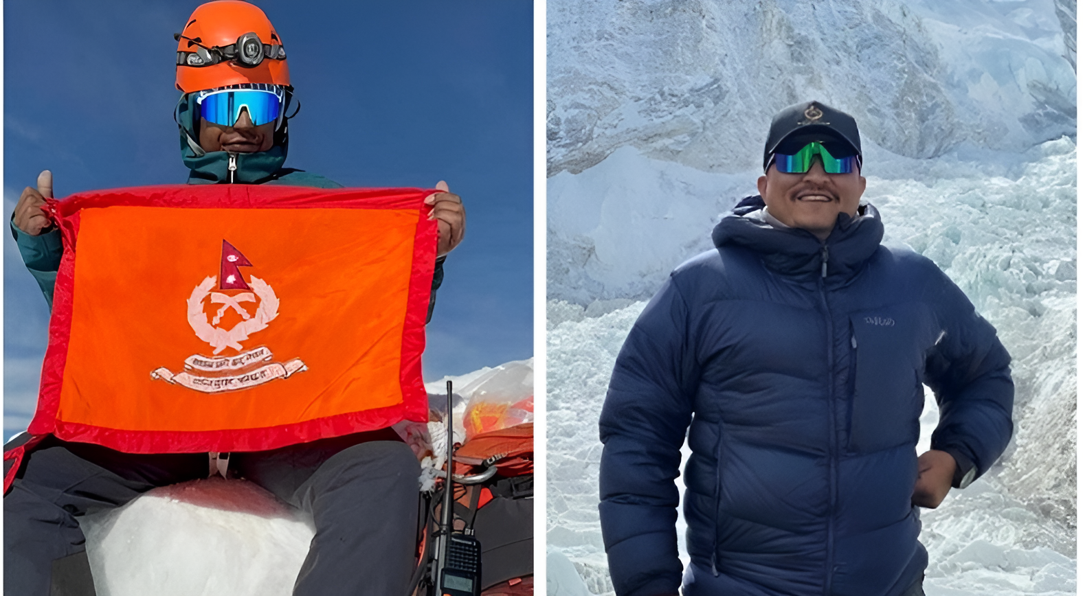 सशस्त्र प्रहरी सहायक निरीक्षक दन्तबहादुर छत्यालद्वारा सगरमाथाको सफल आरोहण