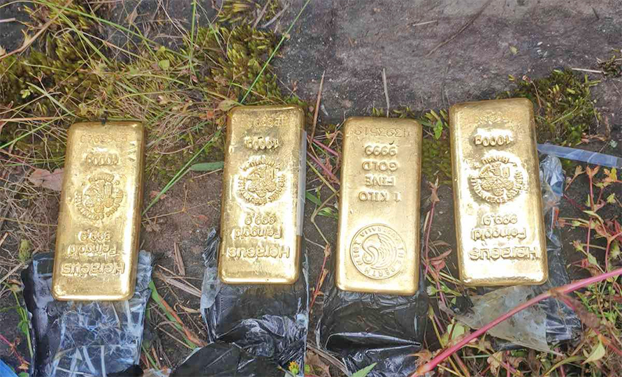 रसुवामा ठूलो परिमाणमा सुन बरामद