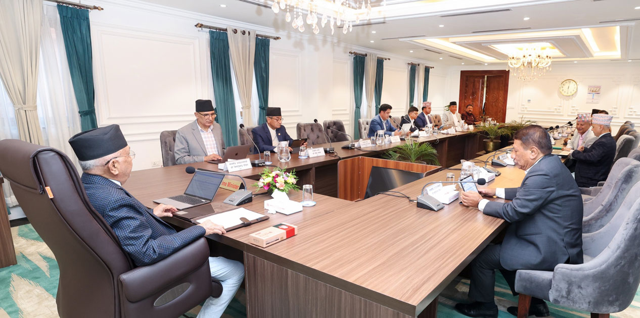 बालुवाटारमा  मन्त्रिपरिषद् बैठक सुरू