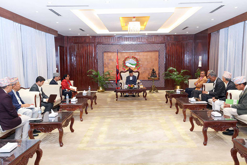 प्रधानमन्त्रीसँग संक्रमणकालीन न्यायसम्बन्धी दुई आयोगका पदाधिकारीको छलफल