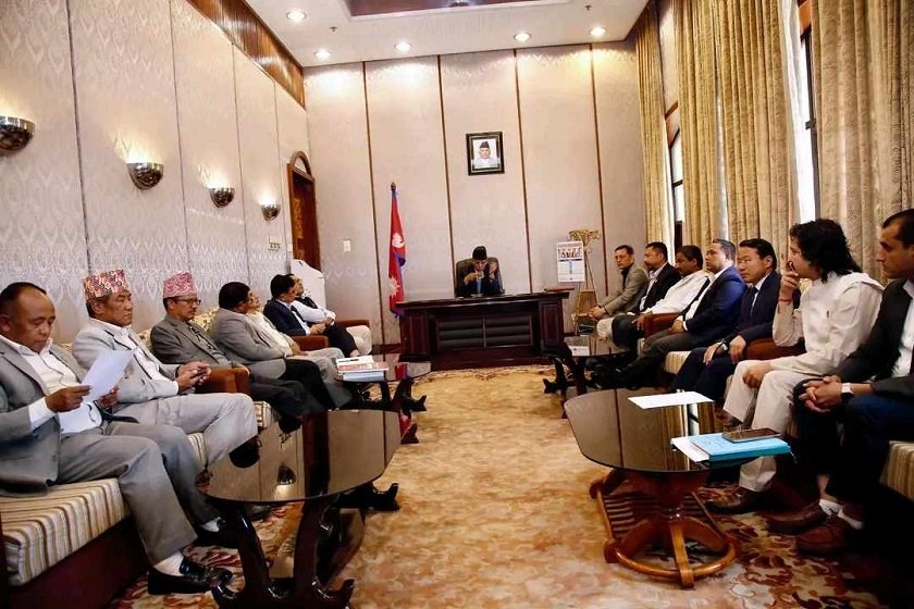 भिजिट भिसा प्रकरणमा छलफल गर्न प्रचण्डले बोलाए विपक्षी दलहरूको बैठक