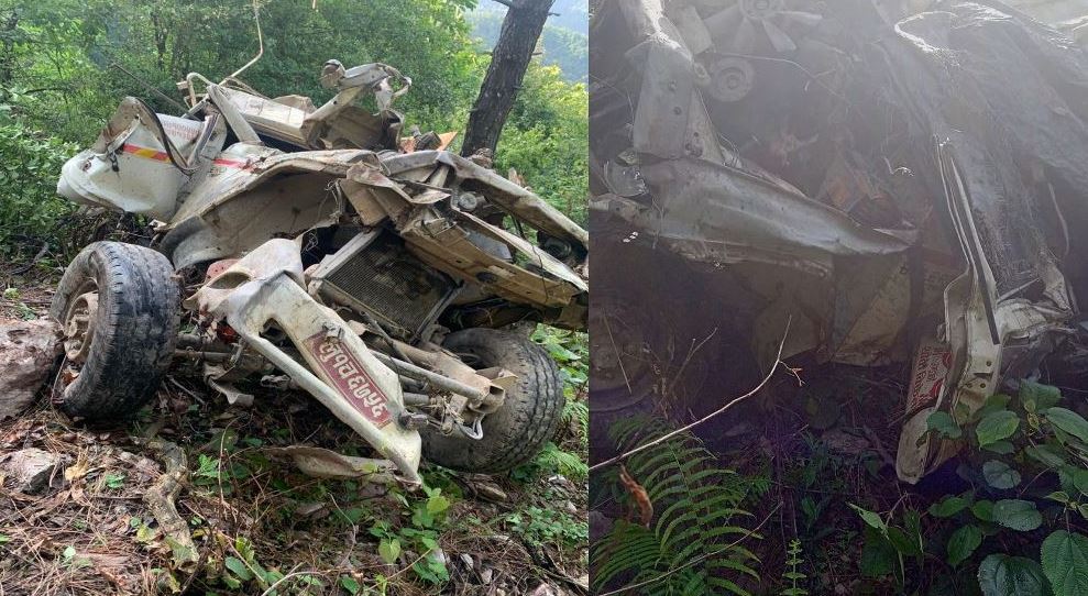 पाल्पामा बोलेरो दुर्घटना हुँदा दुईको मृत्यु ,एक घाइते