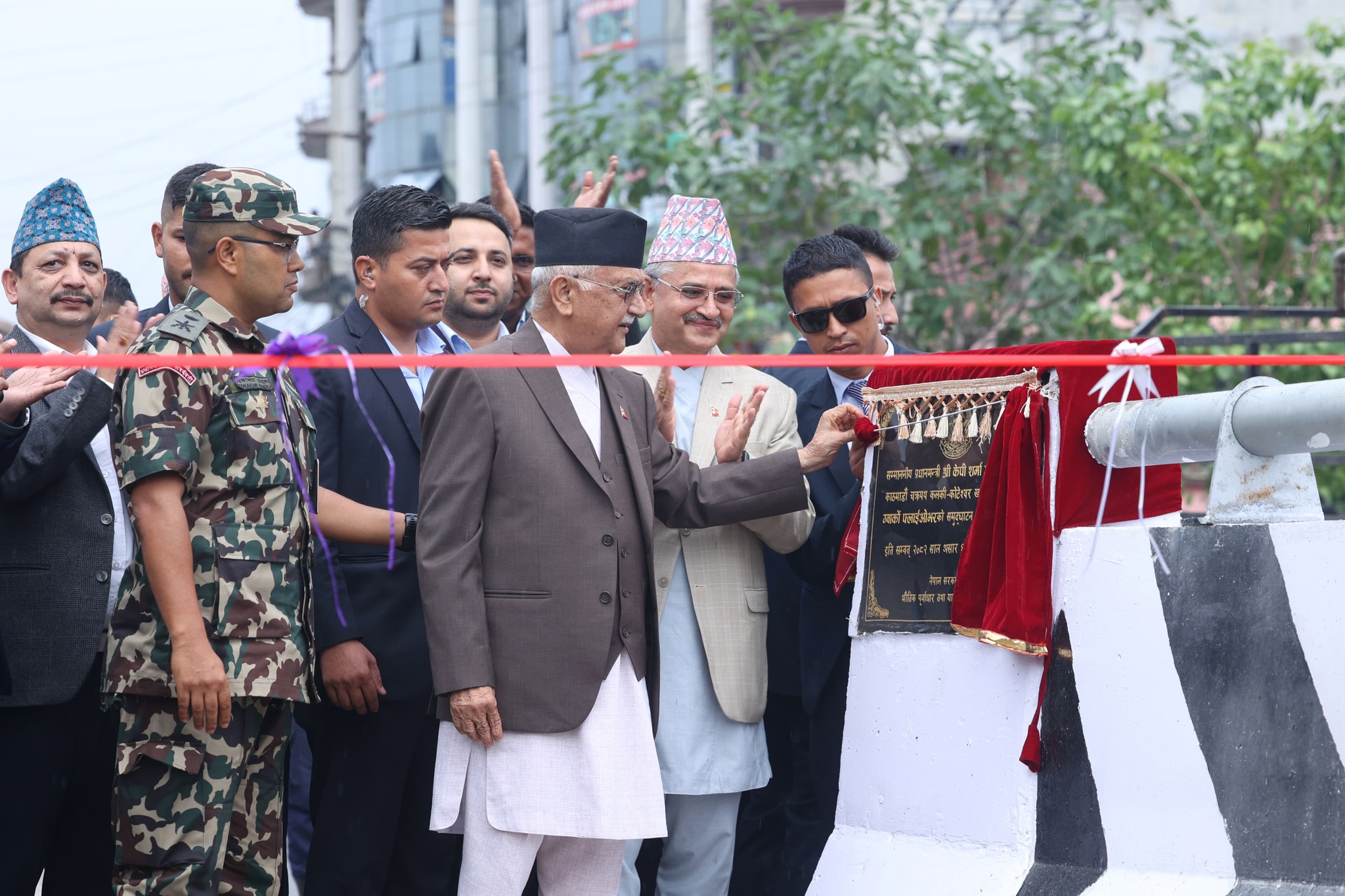 प्रधानमन्त्रीद्वारा ग्वार्को ओभर पासको उद्घाटन