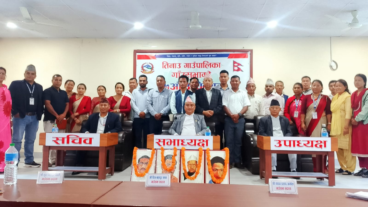 पाल्‍पा तिनाउको नीति तथा कार्यक्रम सार्वजनिक