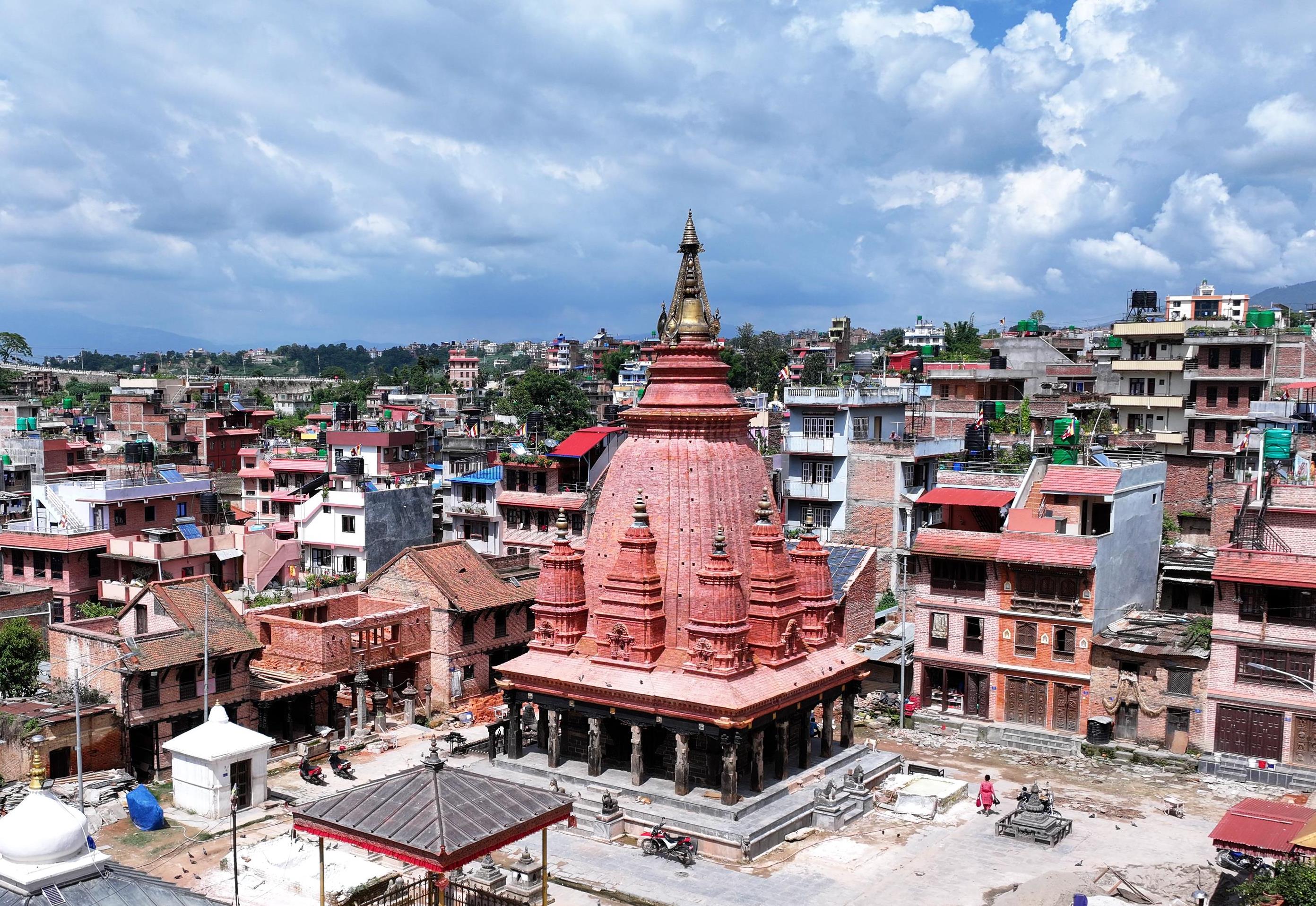 पुन:निर्माण सम्पन्नपछिको रातोमछिन्द्रनाथ मन्दिर फोटो सहित