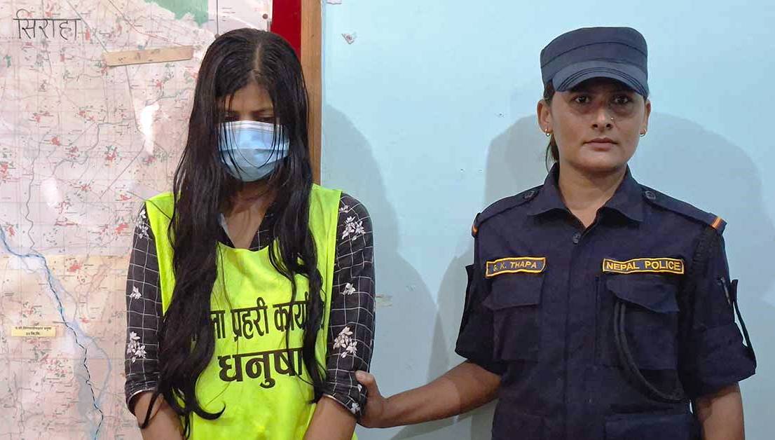 युवकको हत्या आरोपमा एक युवती पक्राउ