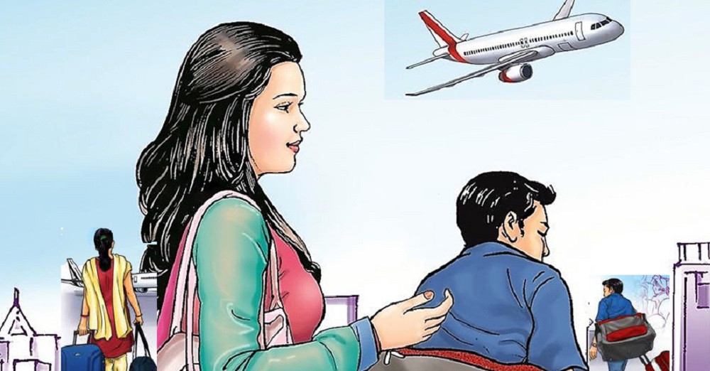 भिजिट भिसामा कुवेत हिँडेका ४७ महिला भारतबाट फर्काइए