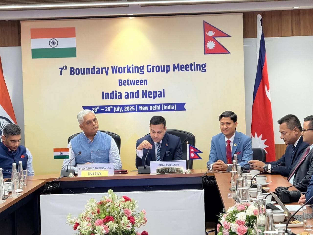 नेपाल-भारत सीमा कार्यदलको सातौँ बैठक सम्पन्न