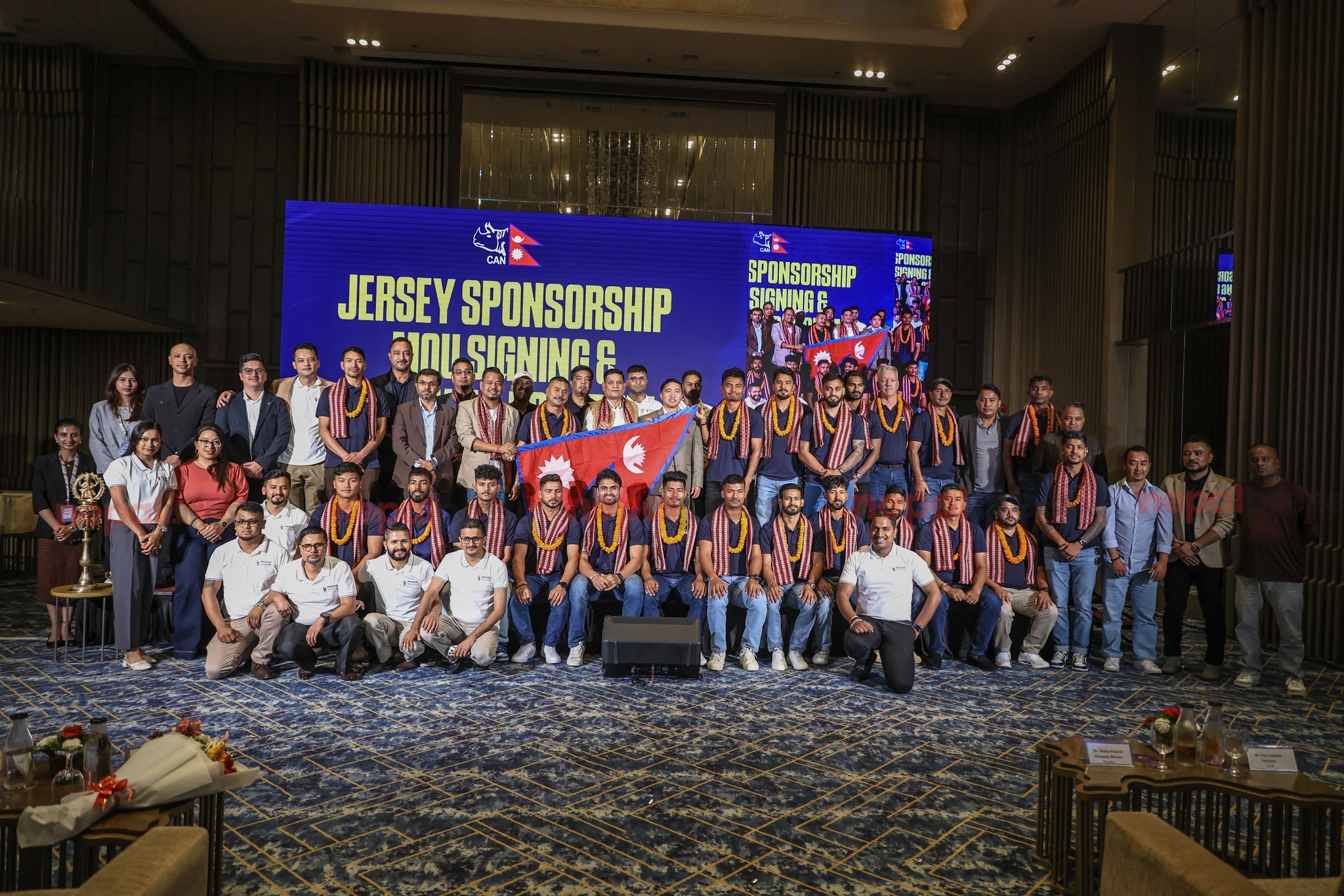 अस्ट्रेलियामा  हुने टप एण्ड टी-२० सिरिज खेल्न जाने नेपाली टोलीको बिदाइ