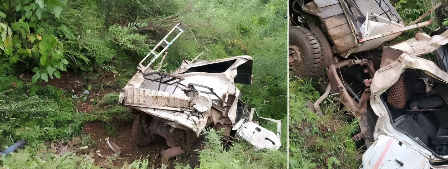 डडेल्धुरामा जीप दुर्घटना, घटनास्थलमै ४ जनाको मृत्यु