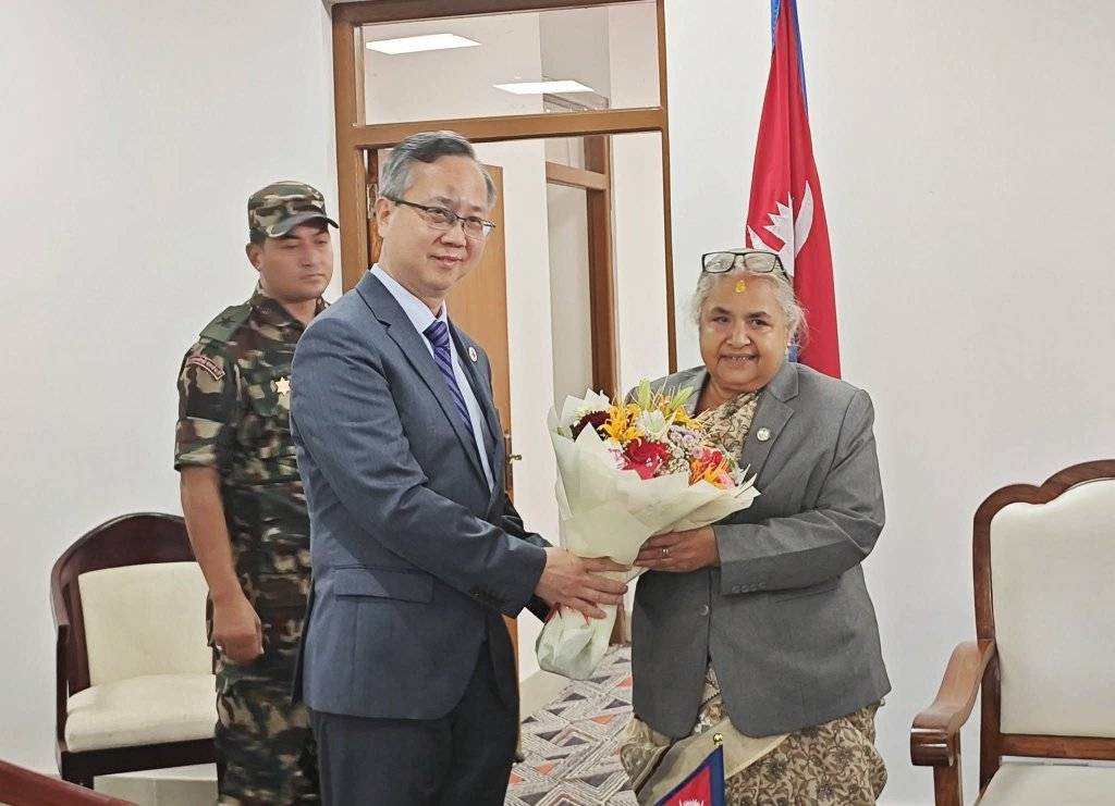 प्रधानमन्त्री कार्कीसँग चिनियाँ राजदूतबिच भेटवार्ता