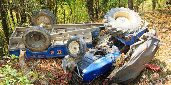 गुल्मीमा ट्याक्टर दुर्घटना हुँदा एक जनाको मृत्यु