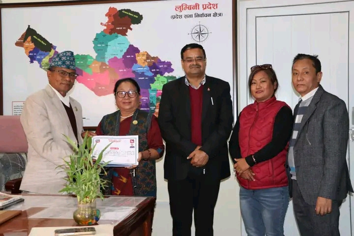 लुम्बिनी प्रदेश सभाले पायो पूर्णता,  रेवती गुरुङ प्रदेश सभा सदस्यमा नियुक्त
