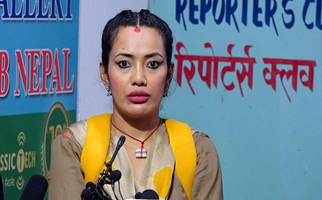 आशिका तामाङले प्रतिनिधिसभा निर्वाचनमा स्वतन्त्र उम्मेदवारी दिने
