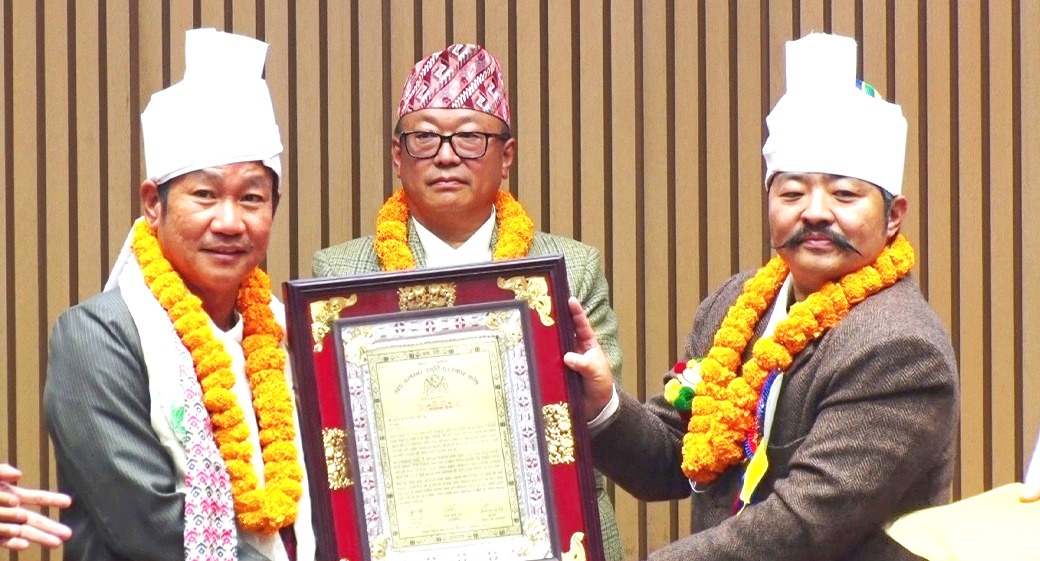 धरान उपमहानगर प्रमुख राई सम्मानित