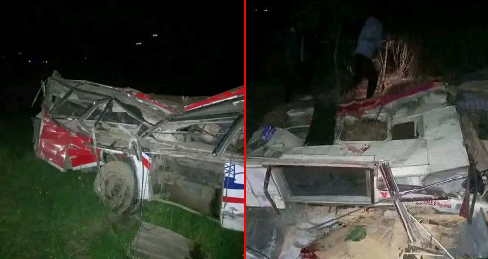 बैतडीमा जन्ती बोकेको बस दुर्घटना : ८ जनाको मृत्यु, ४५ घाइते