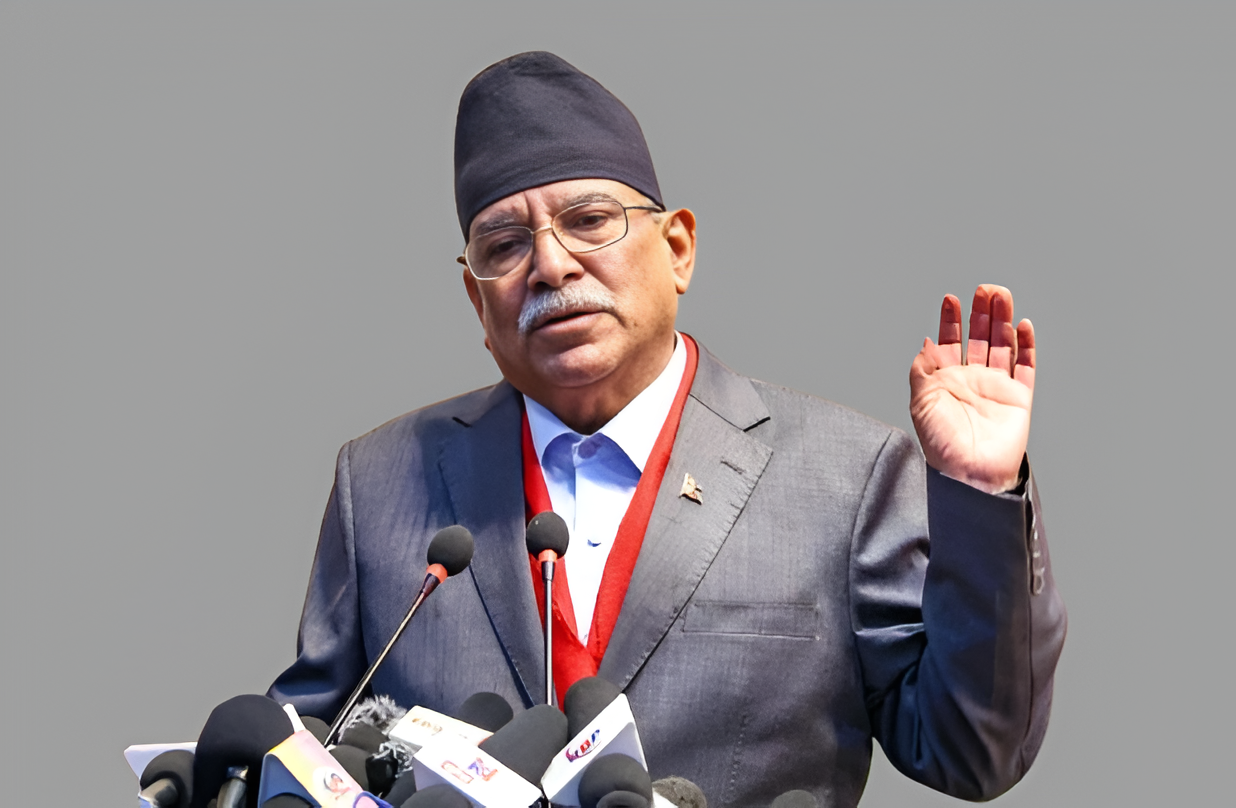 रोल्पाबाट प्रचण्डले चुनावी अपिलसहित सार्वजनिक सम्बोधन गर्ने
