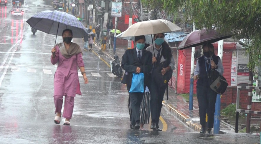 आज यी चार प्रदेशमा भारी वर्षाको सम्भावना