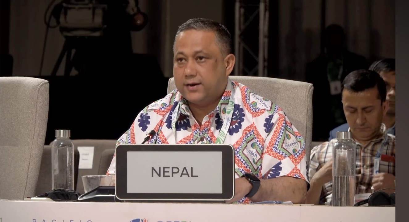 नेपाल र प्रशान्त क्षेत्रका टापु राष्ट्रहरू जलवायु सङ्कटको अग्रपंक्तिमा छन् : परराष्ट्रमन्त्री खनाल