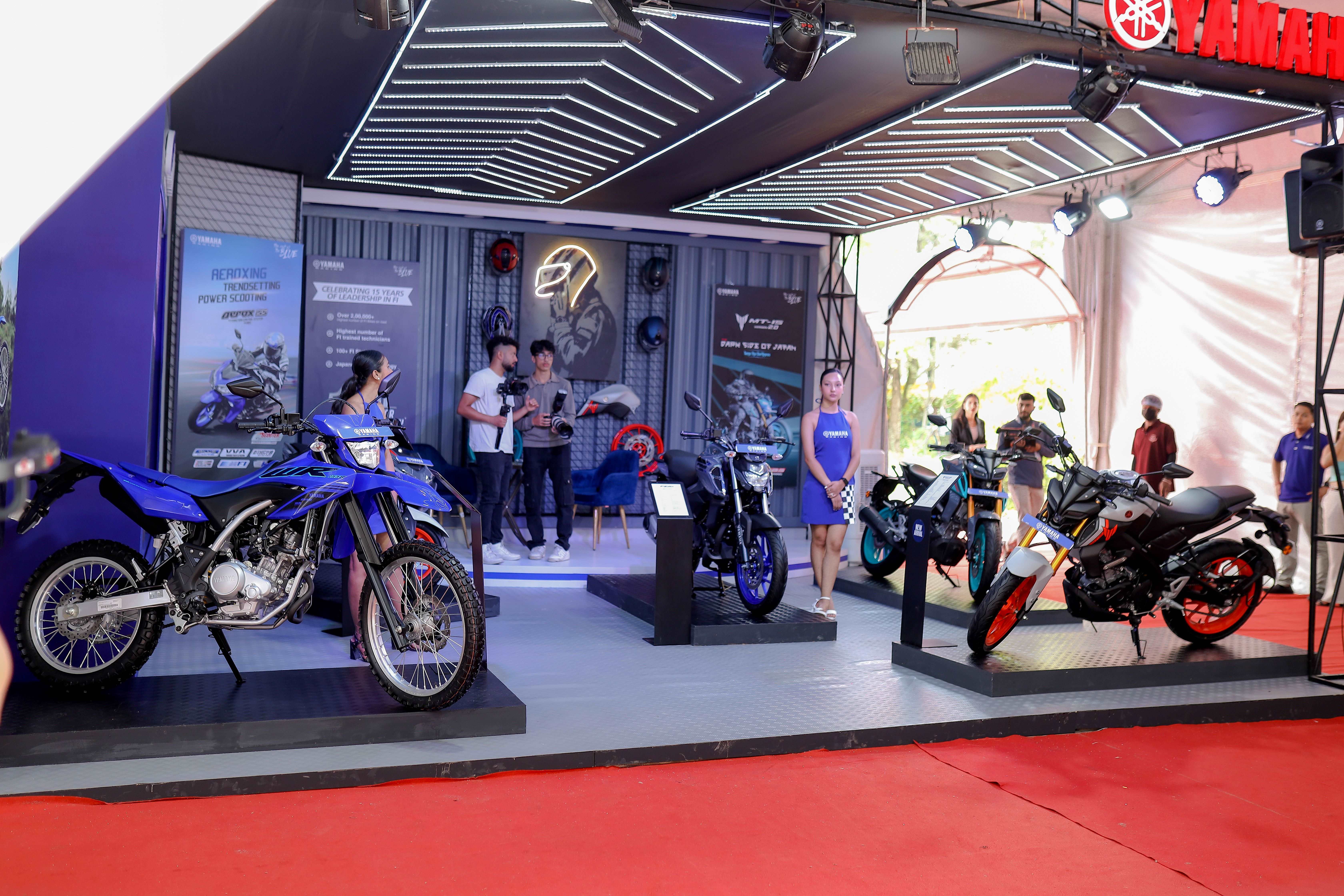 नाडा अटो शो २०२४ मा यामाहा डब्लुआर १५५ आर एडभेन्चर बाइक र एमटी–१५ भर्सन २ को अनावरण