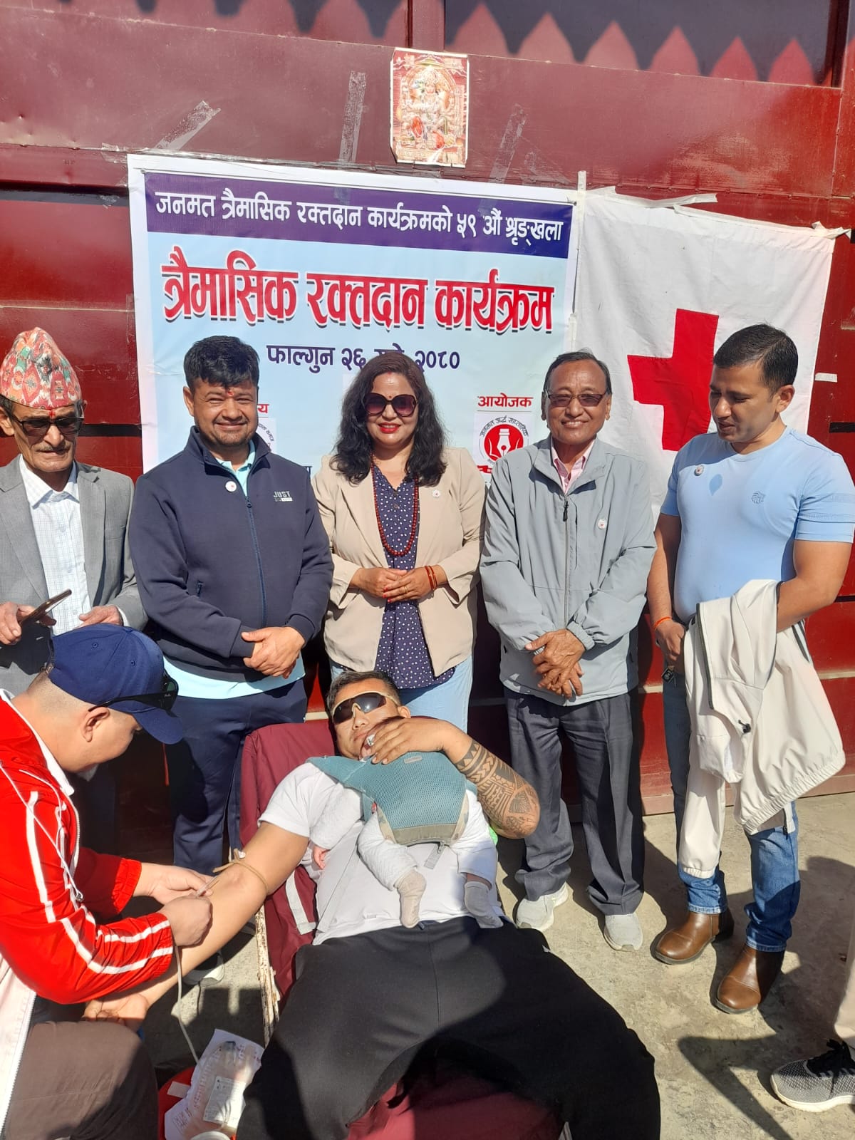 जनमत रक्तदान कार्यक्रमको ५९ औं श्रृङ्खलामा ४० जनाले रक्तदान गरे